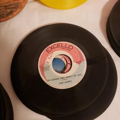 Wide Variety of 45's Records (LR-KD)