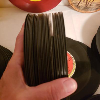 Wide Variety of 45's Records (LR-KD)