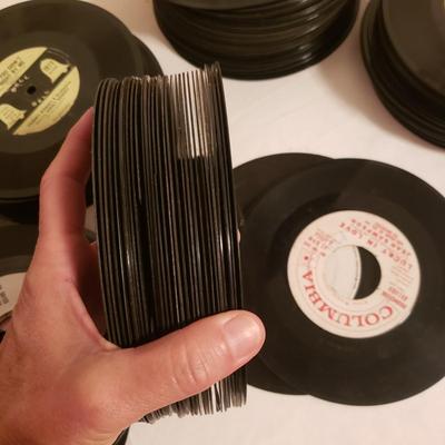 Wide Variety of 45's Records (LR-KD)