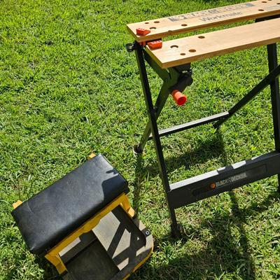 Black & Decker Workmate & Rolling Work Stool (SF-JS)