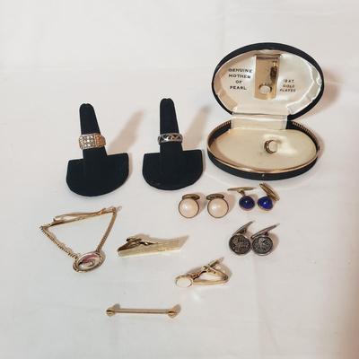 Two Rings, Cufflinks & Tie Tacks (LR-KD)