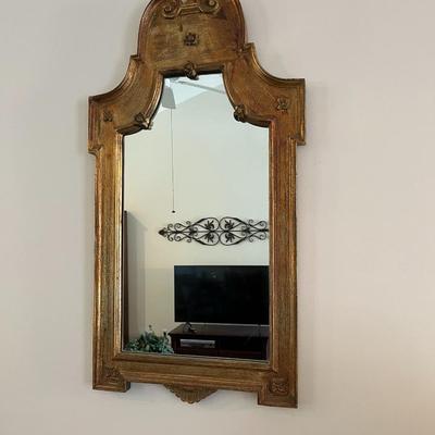 Gold Gilded Frame Mirror (LR)