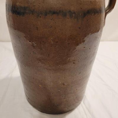Three Antique Stoneware Butter Churn Crocks (FE-EL)