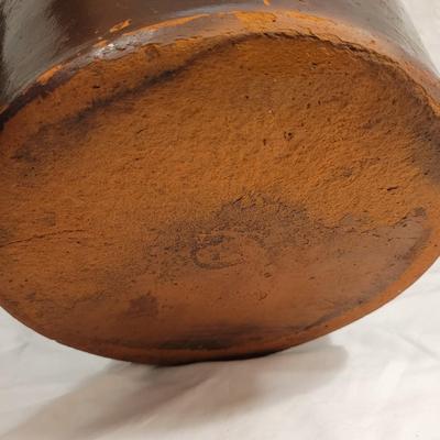 Three Antique Stoneware Butter Churn Crocks (FE-EL)