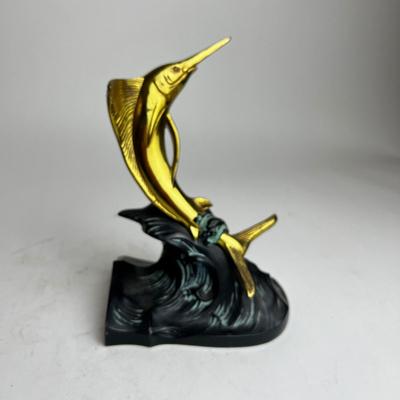 522 Jumping Marlin Nautical Bookend