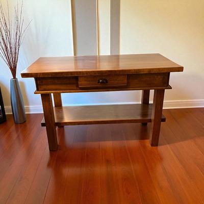 Mission Style Library Table/Console Table (LR)
