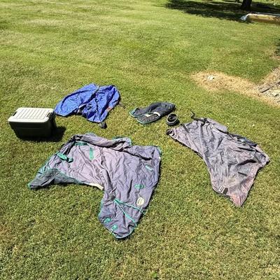 G521 Lot of Horse Blankets