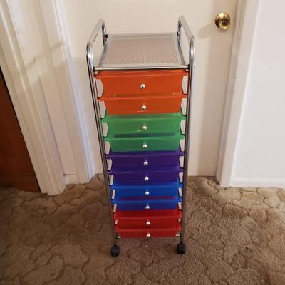 10 Drawer Organizer Cart (B3-KD)
