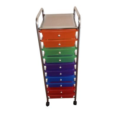 10 Drawer Organizer Cart (B3-KD)