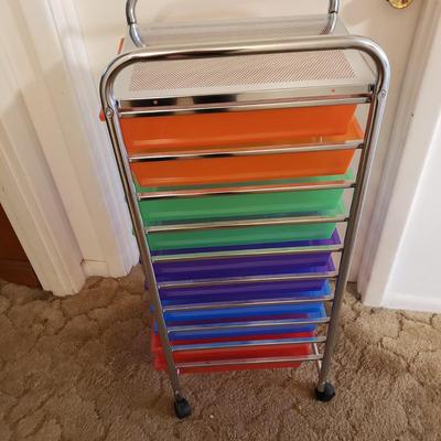 10 Drawer Organizer Cart (B3-KD)