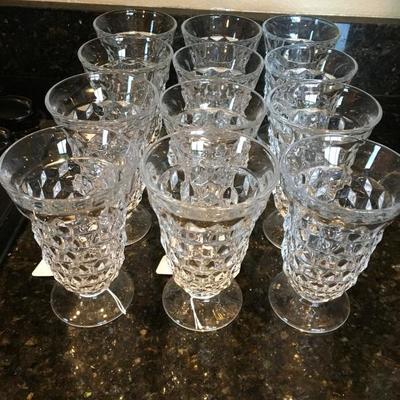 Set of 12 Fostoria Iced Tea Glasses 