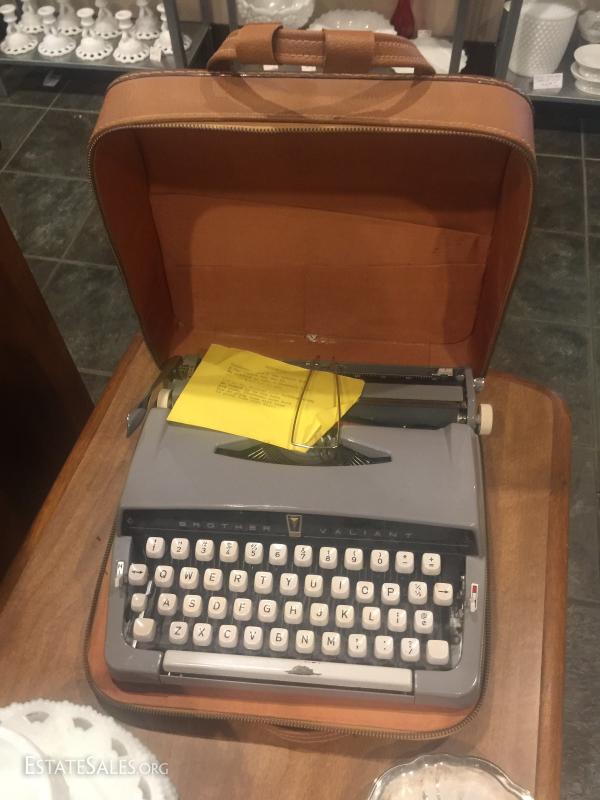 Brother Valiant Typewriter with Carrying Case