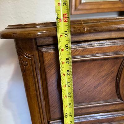 Stanley Furniture Dresser with Tri-fold Mirror