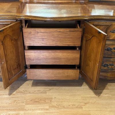 Stanley Furniture Dresser with Tri-fold Mirror