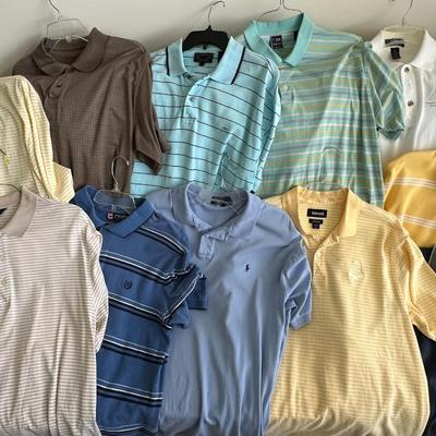 13 Mens XL Polo Short Sleeve Shirts Set 1