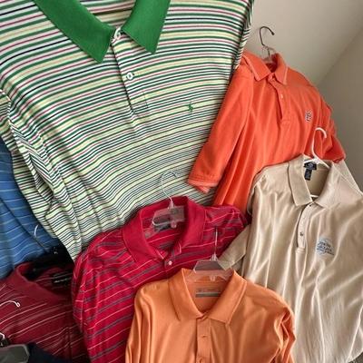 12 Mens XL Polo Short Sleeve Shirts Set 2