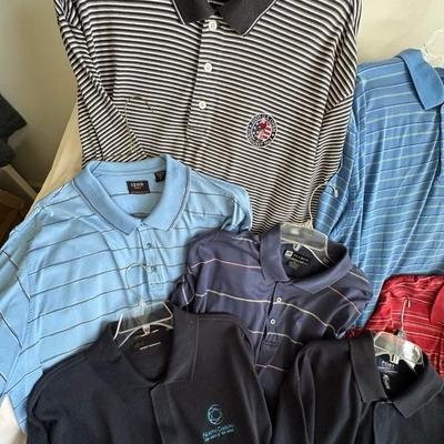 12 Mens XL Polo Short Sleeve Shirts Set 2