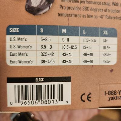 5 Yaktrax Pro Shoe Boot Traction 1 Medium 2 Large 2 Xlarge