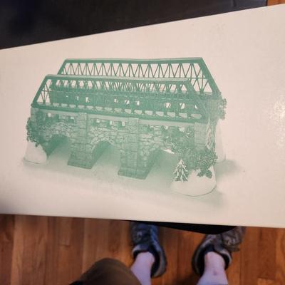Case of 8 Dept 56 Village Stone Trestle Bridge