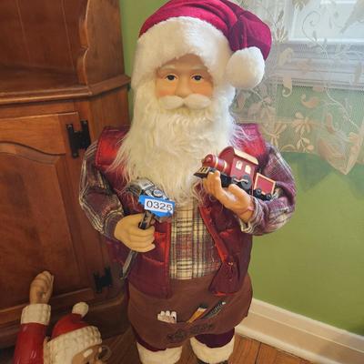 2 Santa 1 that will hang on Rope 1 Standing