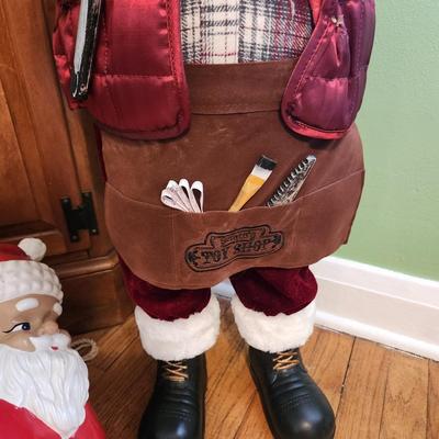 2 Santa 1 that will hang on Rope 1 Standing