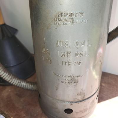 Vintage C.T. Childers Rapid Washer & Vintage Gallon Oil Can