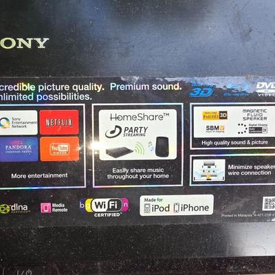 Sony 3D Blue Ray player