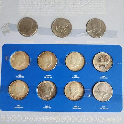 30 Kennedy Half Dollar Collection 1964 and beyond mixed