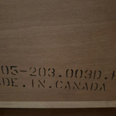 Heritage Canadian Queen Bed Frame and Nightstand