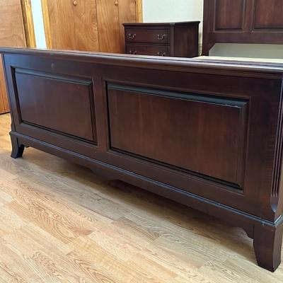 Heritage Canadian Queen Bed Frame and Nightstand