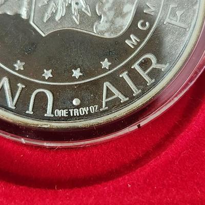 United States Air Force Operation Desert Shield .999 Silver Token one Troy Onuce
