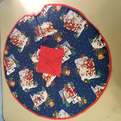 LOT 76: Russian Rug & Pillow with Hand Made Doll & More