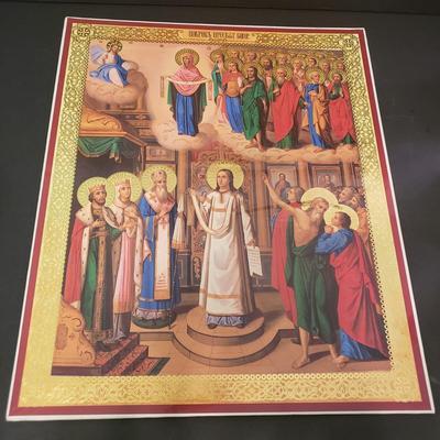 LOT 77F: Various Religious Trinkets and Art