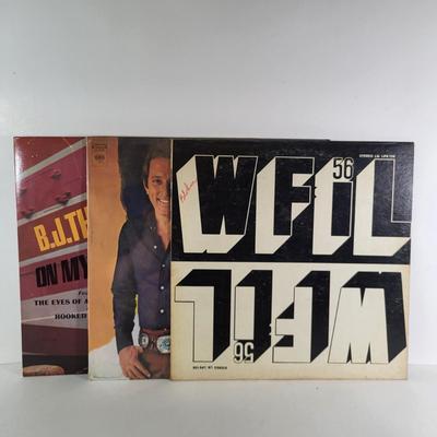 LOT 84D: Vintage Vinyl Records Including Christmas Albums by Elvis, Barbara Streisand and More