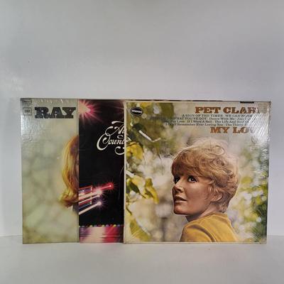 LOT 84D: Vintage Vinyl Records Including Christmas Albums by Elvis, Barbara Streisand and More