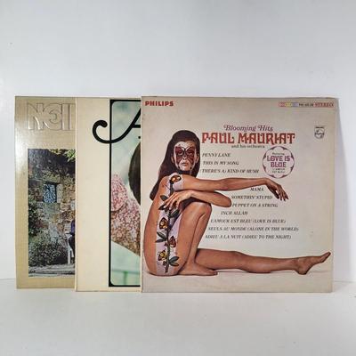 LOT 84D: Vintage Vinyl Records Including Christmas Albums by Elvis, Barbara Streisand and More