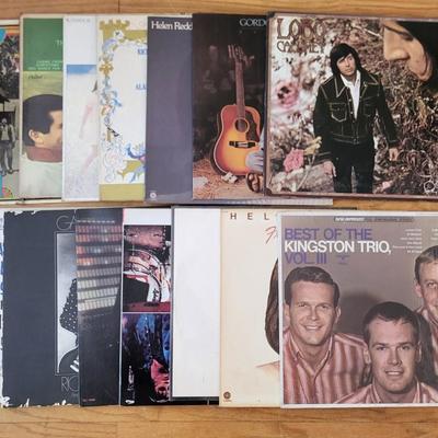 LOT 86L: Vintage Vinyl Records Display Stand with Mixture of Vinyl Records Included