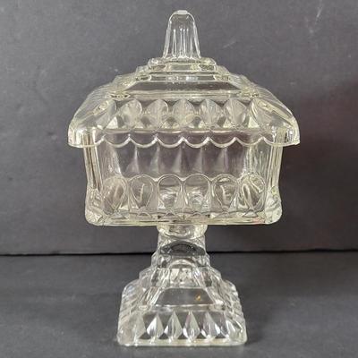 LOT 87D: Mixture of Antique Ruby & Glass Candy & Wedding Cake Dishes