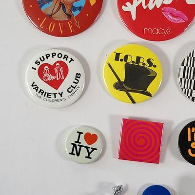 LOT 93D: Assorted Vintage Pins Featuring Walt Disney, Macy's and More