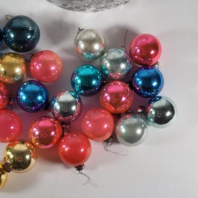 LOT 96D: Three Bowls Filled with a Variety of Vintage Holiday Ornaments