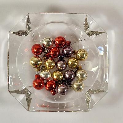 LOT 96D: Three Bowls Filled with a Variety of Vintage Holiday Ornaments
