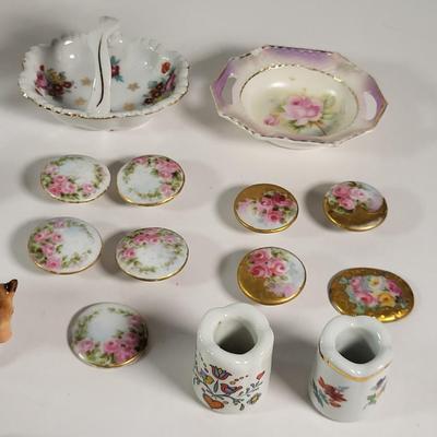 LOT 97D: Variety of Vintage Animal & Dish Miniatures from Germany, Japan and More