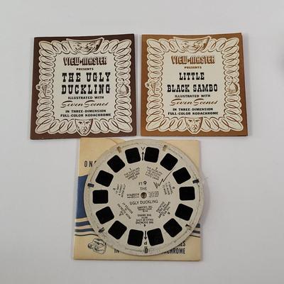 LOT 99G: Vintage 1940's Sawyers View Master with Multiple Slide Wheels & Vintage Toys