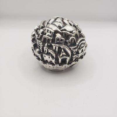 LOT 126F: Set of 4 Sam Philipe Jerusalem Figurines Marked 925, One with COA