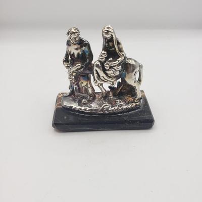 LOT 126F: Set of 4 Sam Philipe Jerusalem Figurines Marked 925, One with COA