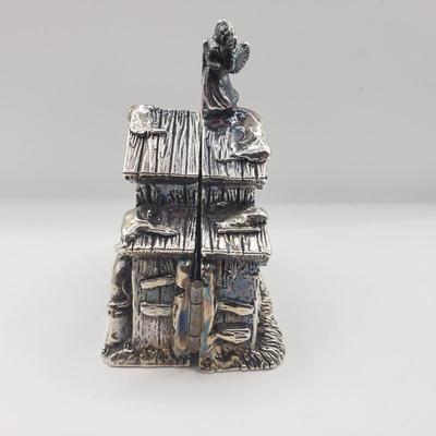 LOT 126F: Set of 4 Sam Philipe Jerusalem Figurines Marked 925, One with COA