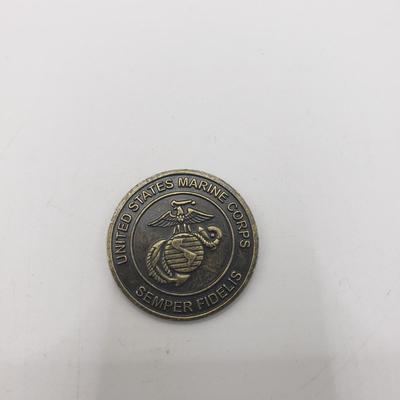 LOT 129F: Novelty Santa Dollar, $2 Bill & Marine Corps Toys for Tots Coin