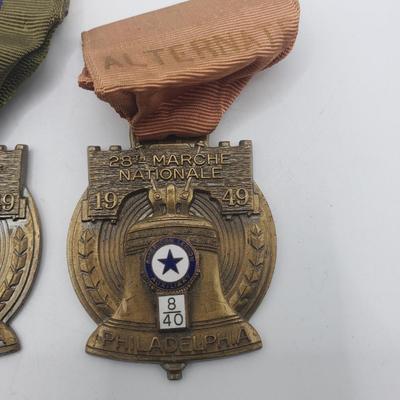 LOT 137F: 1949 Philadelphia National American Convention Badges
