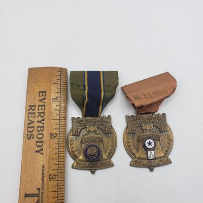 LOT 137F: 1949 Philadelphia National American Convention Badges
