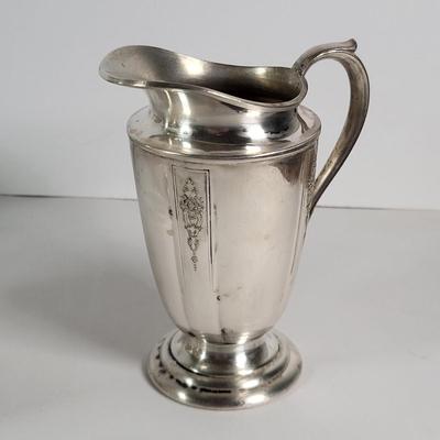LOT 151L: Set of Vintage Coffee/Tea and Creamer Silverplate